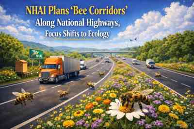 NHAI Plans ‘Bee Corridors’ Along National Highways, Focus Shifts to Ecology
